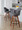 Ahoy 26" Contemporary Fixed-Height Counter Stool with Swivel in Walnut Bamboo Legs and Round Black Metal Footrest with Grey Fabric Seat- Set of 2 — lifestyle photo 2