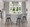 Ahoy counter stool in Black Wood, Chrome, Light Grey Fabric, featuring swivel and wood frame