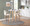 Ahoy counter stool in Zebra Wood, Chrome, Cream Fabric, featuring swivel and wood frame