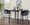 Ashland Contemporary Counter Stool in Black Steel and Charcoal Fabric- Set of 2 — lifestyle photo 3