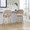 Ava counter stool in Gold Metal, Taupe Velvet, featuring swivel