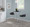 Chloe Contemporary Counter Stool in Chrome Metal and Black Faux Leather- Set of 2 — lifestyle photo 2