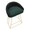 Canary 26" Contemporary Counter Stool in Gold with Green Velvet- Set of 2 — lifestyle photo 1