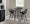 Cosmo counter stool in Black Wood, Chrome, Black PU, featuring swivel and wood frame