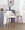 Dahlia counter stool in Walnut Wood, Cream PU, Chrome Metal, featuring swivel and wood frame
