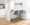 Fran counter stool in Chrome, Grey Velvet, featuring velvet design and metal design