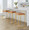 Fuji counter stool in Gold Steel, Camel PU