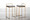 Fuji Contemporary Counter Stool in Gold with Grey Faux Leather- Set of 2 — lifestyle photo 6