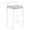 Fuji counter stool in White Metal, Light Grey Cowboy Fabric, product view