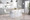 Fuji Contemporary High Back Counter Stool in Stainless Steel and White Faux Leather- Set of 2 — lifestyle photo 2