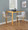 Fuji 26" Contemporary High Back Counter Stool in Gold Steel and Grey Fabric- Set of 3 — lifestyle photo 3