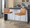 Fuji counter stool in Stainless Steel, Camel PU, featuring faux leather design and leather design