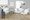 Fuji 26" Contemporary High Back Counter Stool in Stainless Steel and White Faux Leather- Set of 3 — lifestyle photo 3