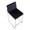 Fuji 26" Contemporary High Back Counter Stool in Stainless Steel and Black Velvet- Set of 3 — lifestyle photo 1