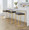 Fuji counter stool in Gold Metal, Black PU
