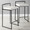 Fuji 26" Contemporary Stackable Counter Stool in Black Metal with White Faux Leather Cushion- Set of 3 — lifestyle photo 5