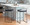 Fuji counter stool in Black Metal, Black Velvet