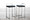Fuji counter stool in Brushed Stainless Steel, Black Velvet