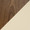Gianna counter stool in Walnut Wood, Chrome Metal, Cream PU, upholstery or finish swatch