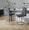 Hannah counter stool in Whitewashed Wood, Black Fabric, Black Metal, featuring swivel and wood frame