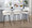 Jie counter stool in Black Metal, Gold Metal, White PU, featuring metal footrest