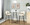 Jie counter stool in Black Metal, Gold Metal, White PU, featuring metal footrest