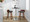 Maya 26" Mid-Century Modern Fixed-Height Counter Stool with Swivel in Walnut Wood and Charcoal Fabric with Square Black Metal Footrest- Set of 2 — lifestyle photo 3
