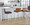 Mason counter stool in Stainless Steel, Walnut Wood, Black PU