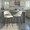 Renee counter stool in Black Metal, White Pu, Gold Metal, featuring metal footrest