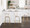 Rhonda counter stool in Gold Metal, Cream Velvet