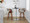 Curvo counter stool in Walnut Wood, Grey PU, Black Metal, featuring swivel and wood frame