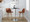 Toriano 26" Contemporary Fixed-Height Counter Stool with Swivel in Whitewashed Wood and Camel Faux Leather with Round Chrome Metal Footrest- Set of 2 — lifestyle photo 3