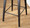 Winston counter stool in Black Wood, Black Metal