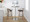 Cassis bar stool in Light Grey Wood, Black PU, Black Metal, featuring swivel and wood frame