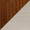 Curvo bar stool in Walnut Wood, Cream Fabric, Chrome, upholstery or finish swatch