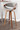 Curvini 30" Mid-Century Modern Fixed Height Barstool with Swivel in Walnut Wood and Grey Fabric- Set of 2 — lifestyle photo 4