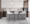 Daniella Industrial Fixed-Height Bar Stool in Black Metal and White Faux Leather- Set of 2 — lifestyle photo 2