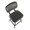 Foundry Contemporary Barstool in Black Metal and Grey Faux Leather with Grey Zig Zag Stitching- Set of 2 — lifestyle photo 1