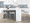 Fuji bar stool in Stainless Steel, Light Grey Cowboy Fabric