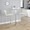 Fuji bar stool in Stainless Steel, Beige Fabric, featuring fabric design