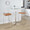 Fuji 30" Contemporary Stackable Barstool in Stainless Steel with Camel Faux Leather Cushion- Set of 3 — lifestyle photo 3