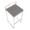Fuji 30" Contemporary Stackable Barstool in Stainless Steel with Grey Faux Leather Cushion- Set of 3 — lifestyle photo 1