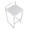 Fuji 30" Contemporary Stackable Barstool in Stainless Steel with White Velvet Cushion- Set of 3 — lifestyle photo 1