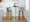 Gardenia bar stool in Chrome Metal, Walnut Wood, Teal Fabric, featuring swivel and upholstered seat