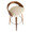Grotto Mid-Century Modern Barstool in Walnut and Cream Faux Leather- Set of 2 — lifestyle photo 2