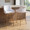 Hannah bar stool in Gold Metal, White PU, featuring swivel