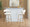 Jie bar stool in Gold Metal, Gold Metal, White PU, featuring metal footrest