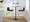 Mason Mara 30" Contemporary Fixed-Height Barstool in Gold Metal, Walnut Wood and Black Faux Leather- Set of 2 — lifestyle photo 2