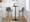 Toriano 30" Contemporary Fixed-Height Barstool with Swivel in Light Grey Wood and Grey Fabric with Round Black Metal Footrest- Set of 2 — lifestyle photo 3