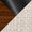 Tintori bar stool in Walnut Wood, Cream Noise Fabric, Black Metal, upholstery or finish swatch
